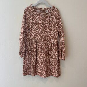 Rylee + Cru Brown Flower Dress SZ 6-7